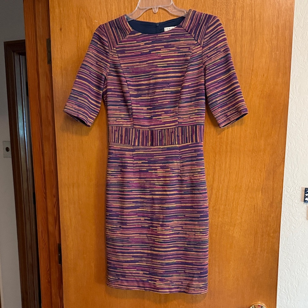Trina Turk Multicolor Striped Midi Dress size 4